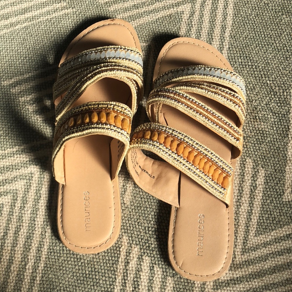 Beaded sandals